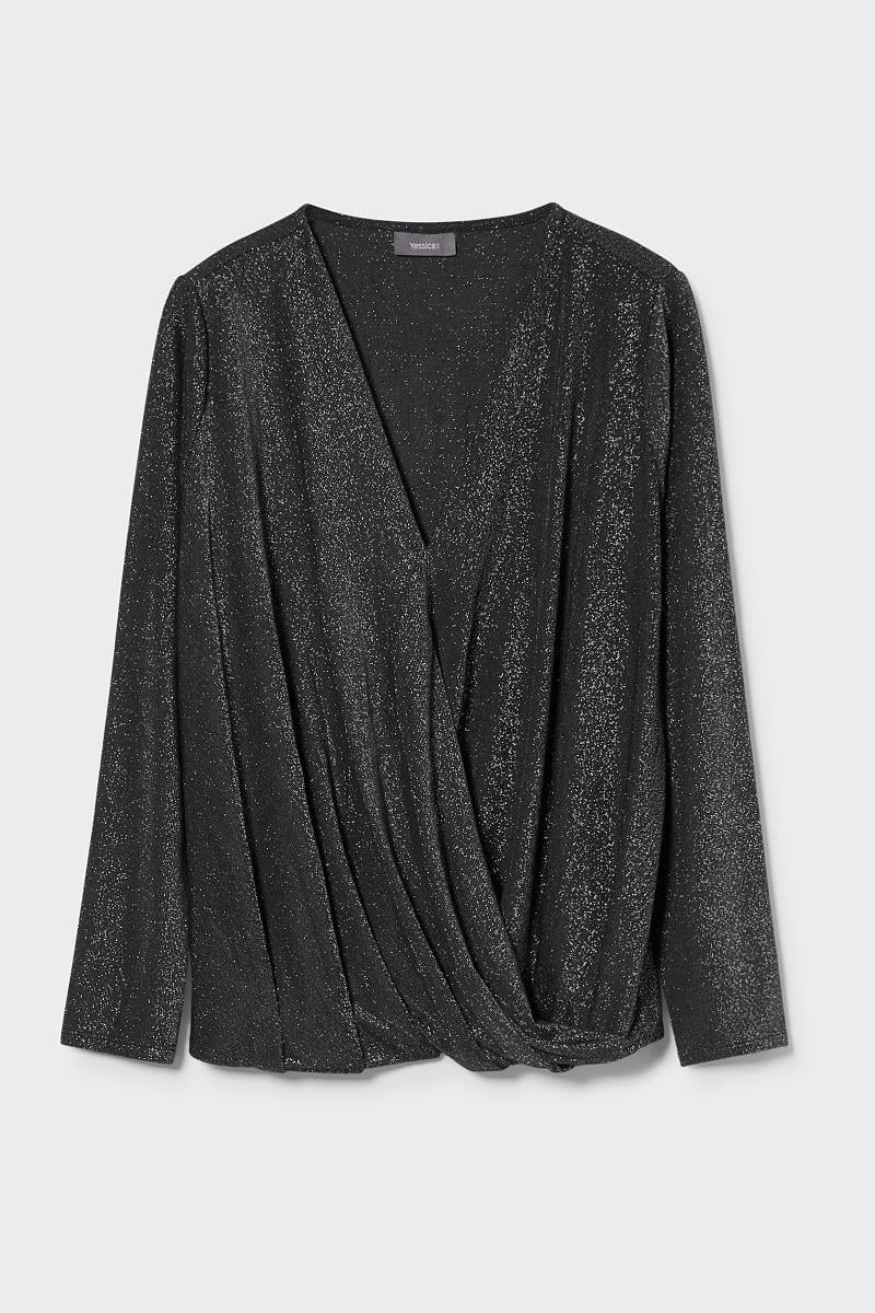 Блуза C&A Блиск XS Чорний (2116645)