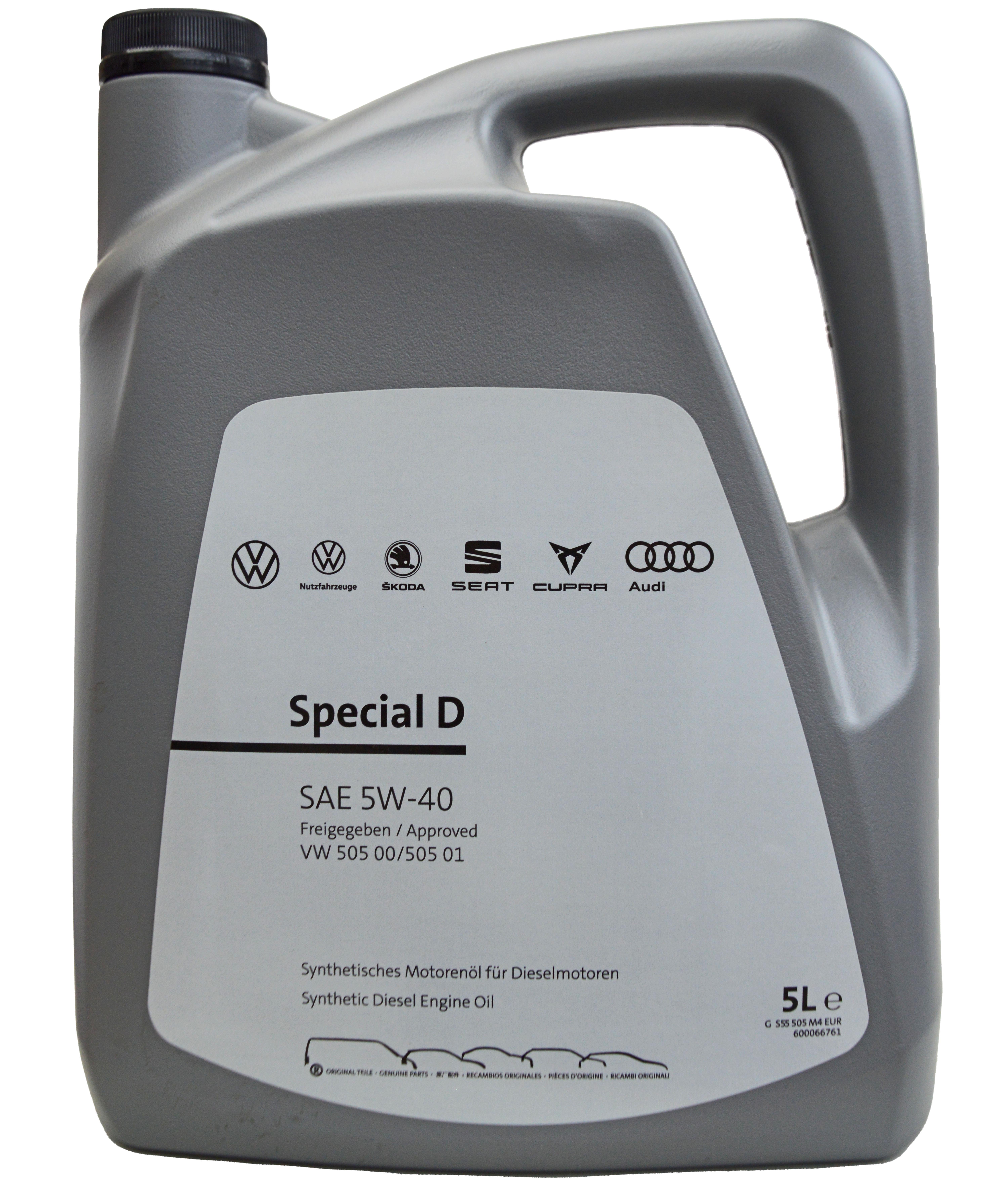 Моторное масло VAG 5w-40 G Special 5 л (901623)