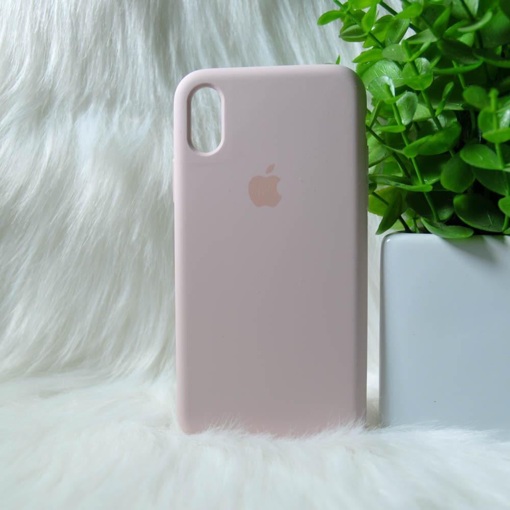 Силиконовый чехол Apple iPhone X/Xs Pink (розовый)