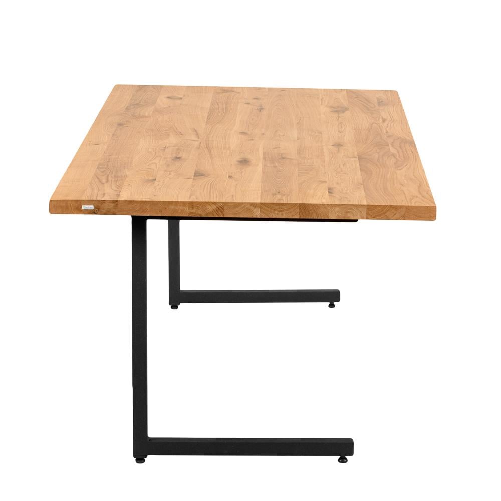 Стіл із масиву дуба Прямий край 76х70х120 см (R0018) - фото 2 Стіл із масиву дуба Прямий край 76х70х120 см (R0018) - фото 2