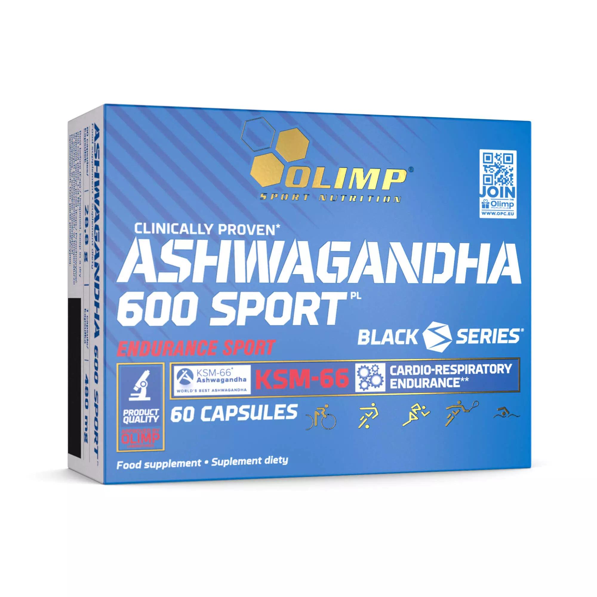 Экстракт ашваганды Olimp Ashwagandha 600 Sport 60 капсул