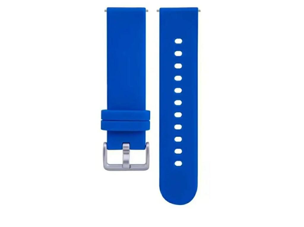 Ремінець для годинника Amazfit/Samsung Galaxy Watch/Garmin 20 мм Синій