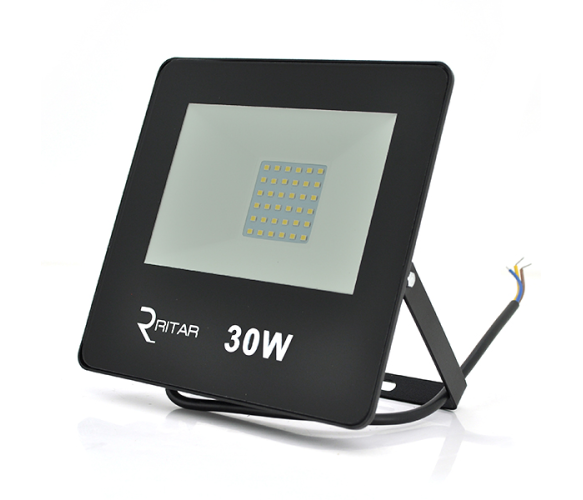 Прожектор Ritar RT-FLOOD30A LED 30 Вт IP65 для наружного освещения Черный (629865)