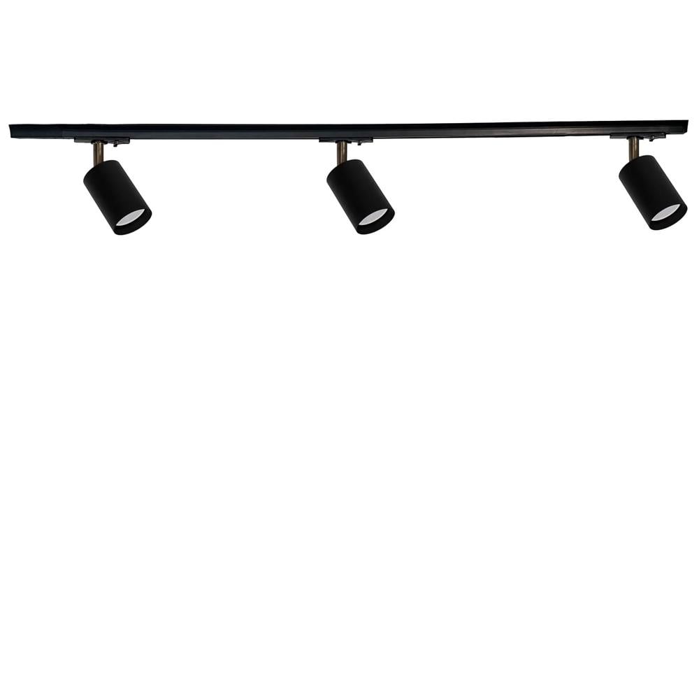 Светильник трековый потолочный Atmolight Track-3 Chime GU10 TL90-1000-3 Black Светильник трековый потолочный Atmolight Track-3 Chime GU10 TL90-1000-3 Black