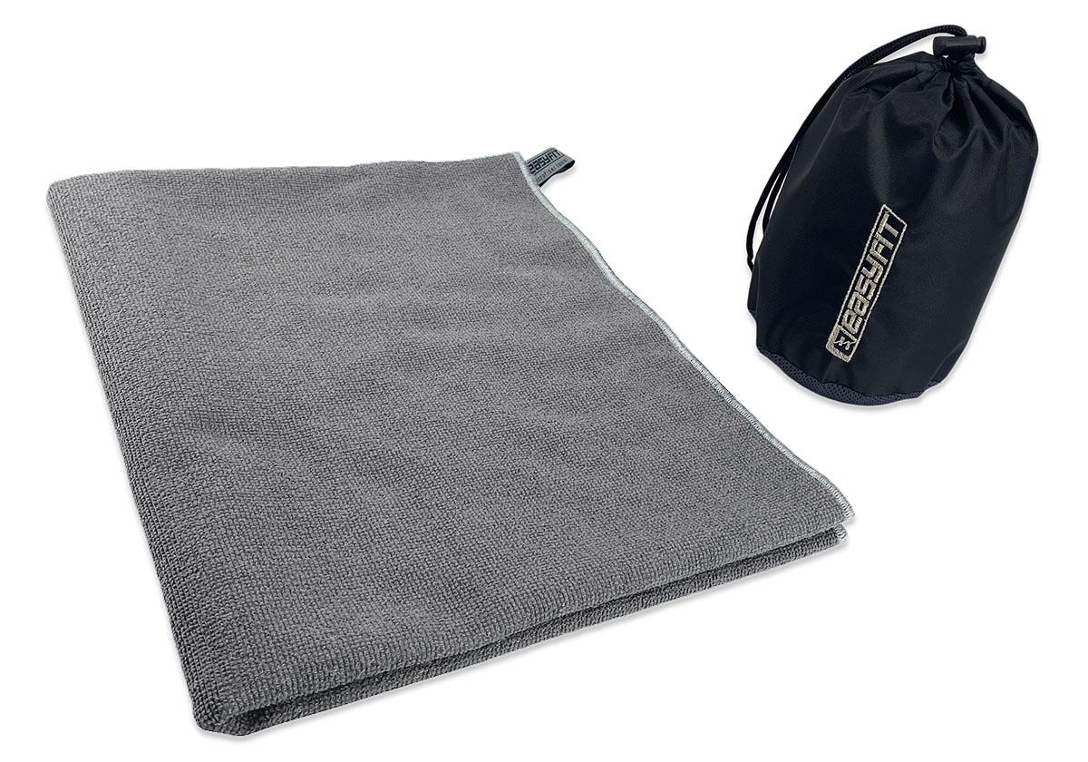Полотенце из микрофибры EasyFit SilverWing 140х60 см в сумочке (EF-8502-3) - фото 1 Полотенце из микрофибры EasyFit SilverWing 140х60 см в сумочке (EF-8502-3) - фото 1
