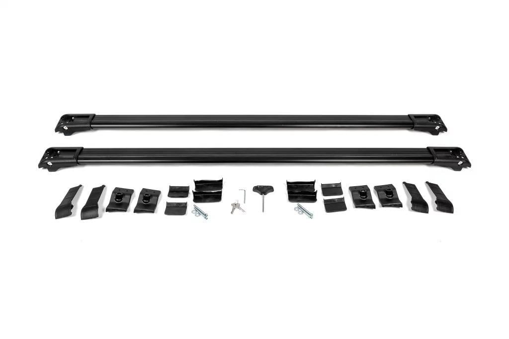 Перемычки на рейлинги Erkul под ключ 2 шт. до 140 см для Ford Ranger 2011-2022 Серый