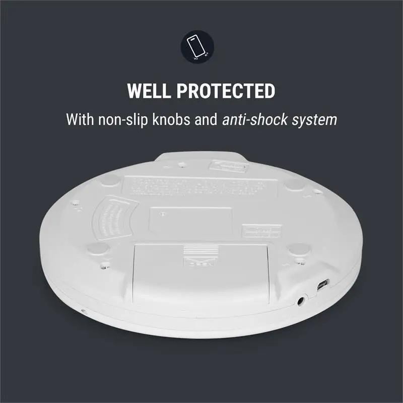 Проигрыватель компакт-дисков OneConcept Discman CDC 100 BT (10033713) - фото 9