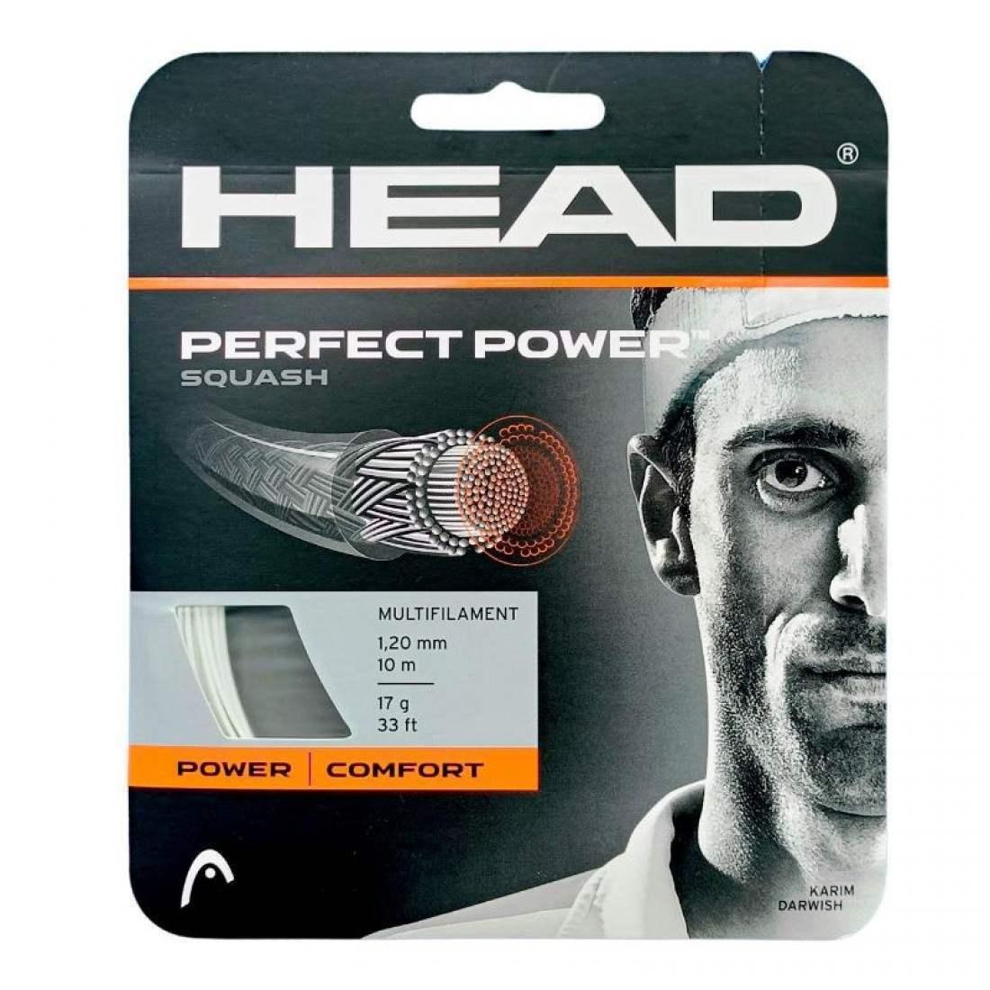 Струна для сквоша Head Perfect power 1.25 10 м White (281085 wh)