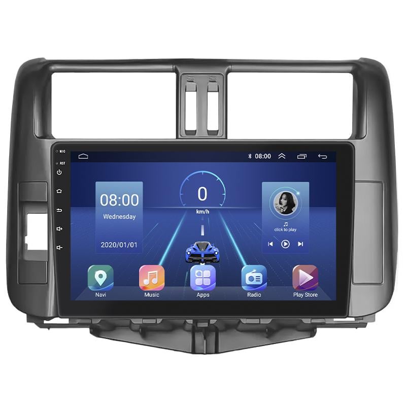 Автомагнитола штатная Lesko Top для Toyota Land Cruiser Prado 150 Series 2009-2013 г. 4G/Wi-Fi/GPS 4/32 GB 9" (10968-60282)