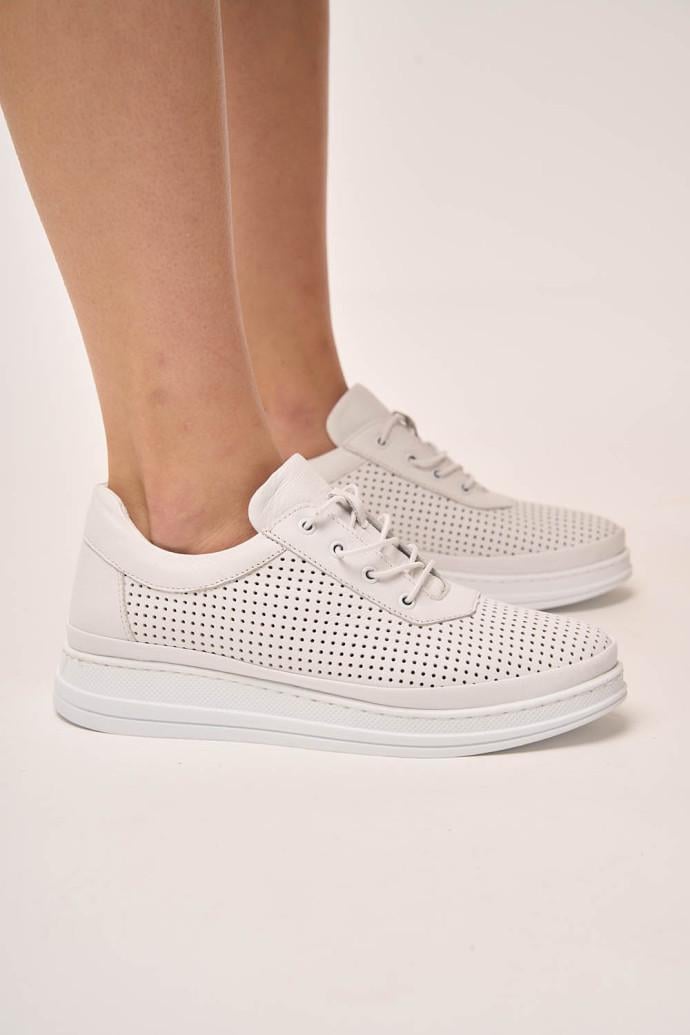 Мокасини жіночі Anna Lucci шкіряні р. 36 Білий (195595) - фото 5 Мокасини жіночі Anna Lucci шкіряні р. 36 Білий (195595) - фото 5