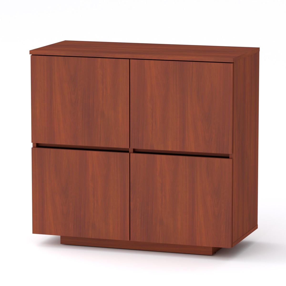 Комод Компаніт МГ-5 Тумба-1 на 4 відділення з закритими дверцятами 85х40х80,4 см з ЛДСП Яблуня