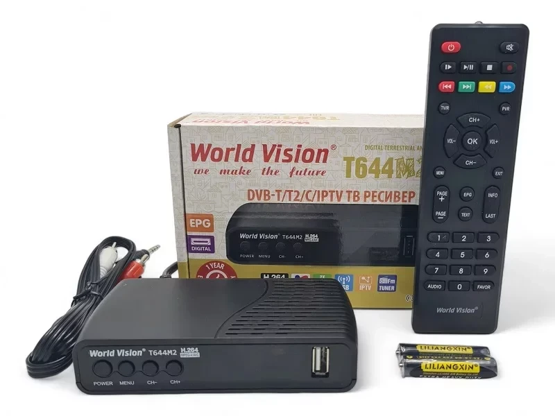 Комплект World Vision T644M2 FM з антеною USB WiFi - фото 5