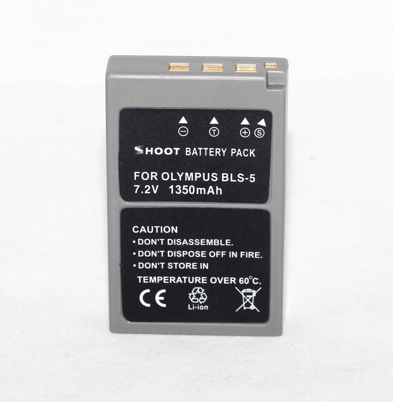 Аккумулятор для фотоаппаратов Olympus BLS-5 PS-BLS5 BLS-50 аналог на 1350 ma