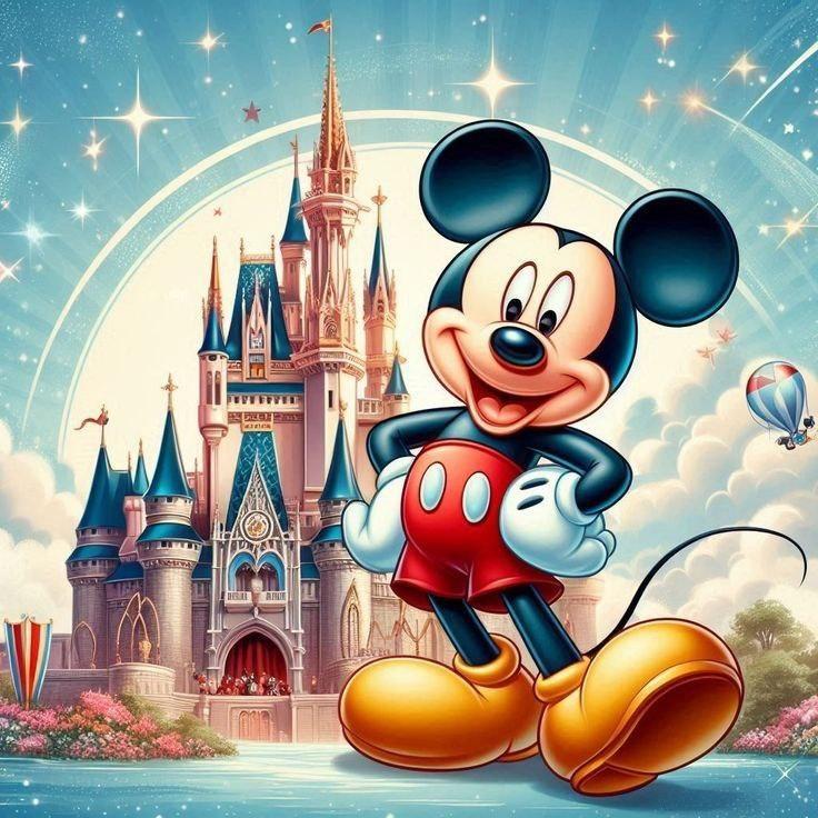 Алмазная мозаика Мики Маус 40х40 см (2571413667) Алмазная мозаика Мики Маус 40х40 см (2571413667)