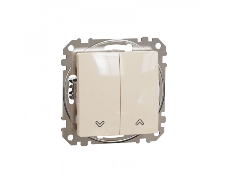 Выключатель Schneider Electric Sedna Design&Element для жалюзи ABS-UV Бежевый (SDD112104) Выключатель Schneider Electric Sedna Design&Element для жалюзи ABS-UV Бежевый (SDD112104)