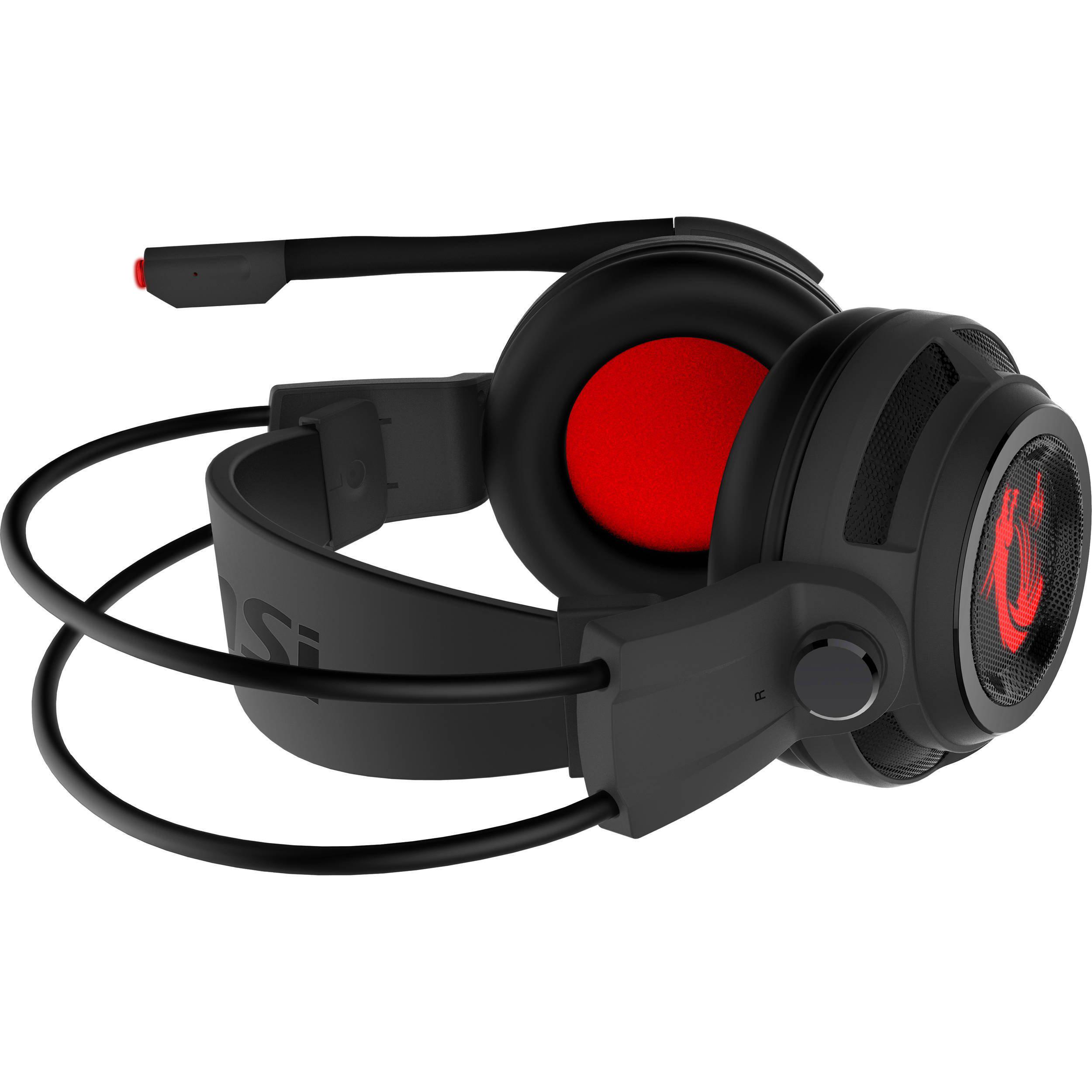 Гарнитура для компьютера MSI DS502 Gaming Headset S37-2100911-SV1 (69961) - фото 2