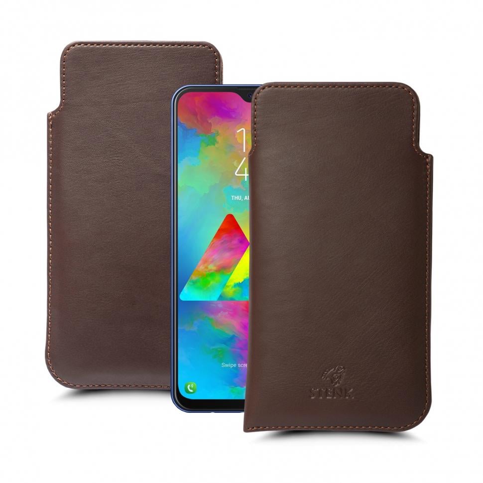 Футляр Stenk Elegance для Samsung Galaxy M20 Коричневый (62511) Футляр Stenk Elegance для Samsung Galaxy M20 Коричневый (62511)
