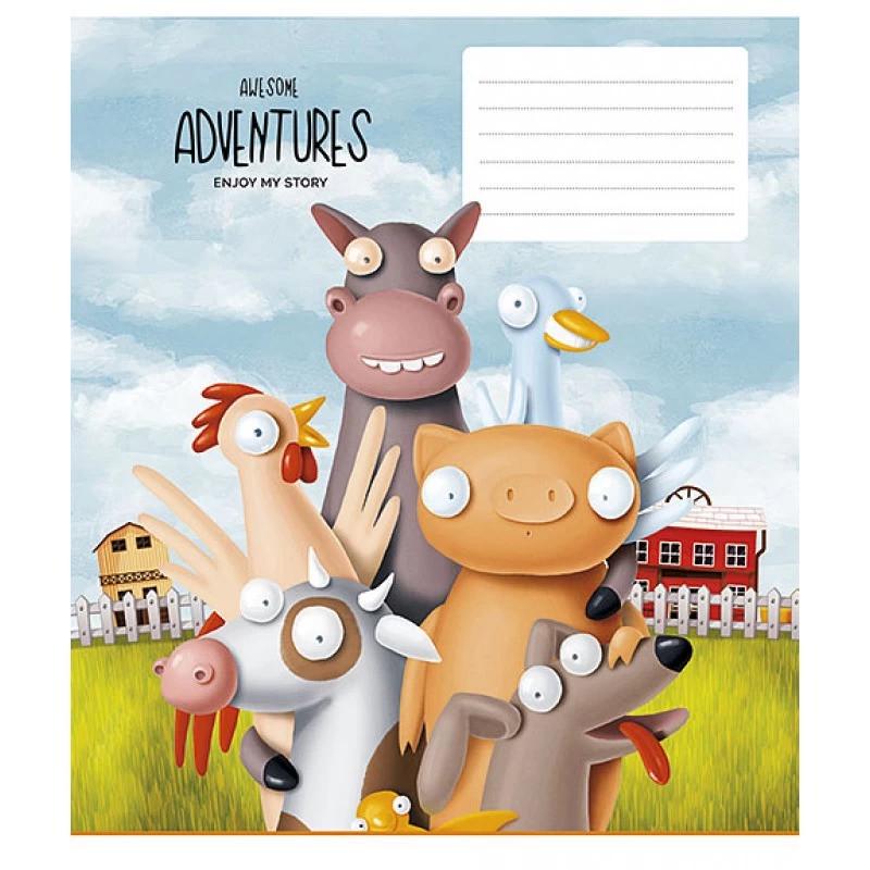 Зошит учнівський "Enjoy my story" 018-2458L-5 у лінію 18 аркушів