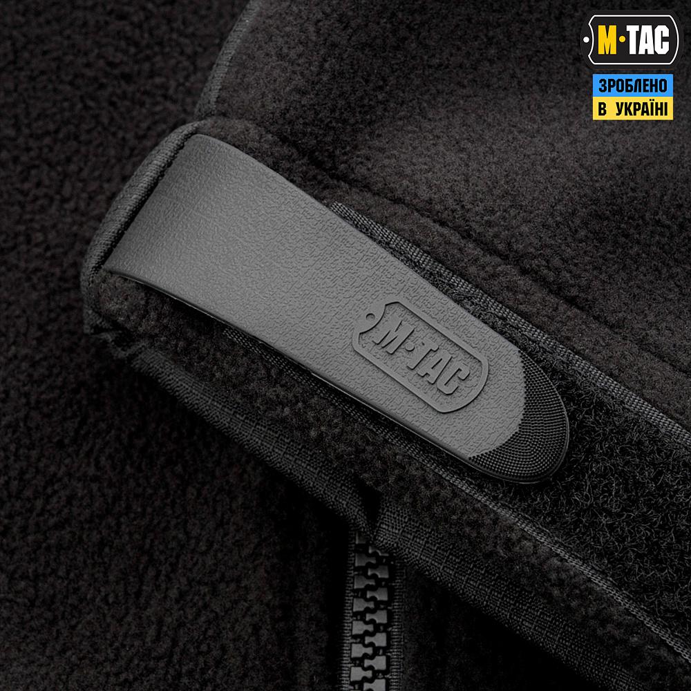 Куртка-кофта флісова M-Tac Alpha Microfleece GenII M Чорний (5919) - фото 5