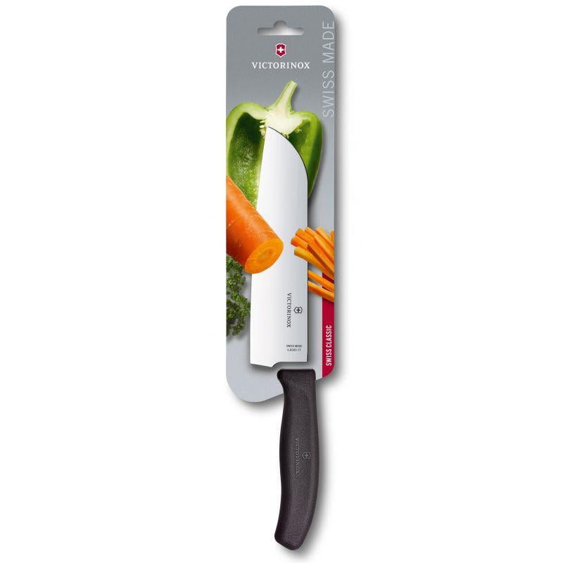 Ніж кухонний Victorinox Vx68503.17B Swiss Classic Santoku 373 мм Чорний - фото 2