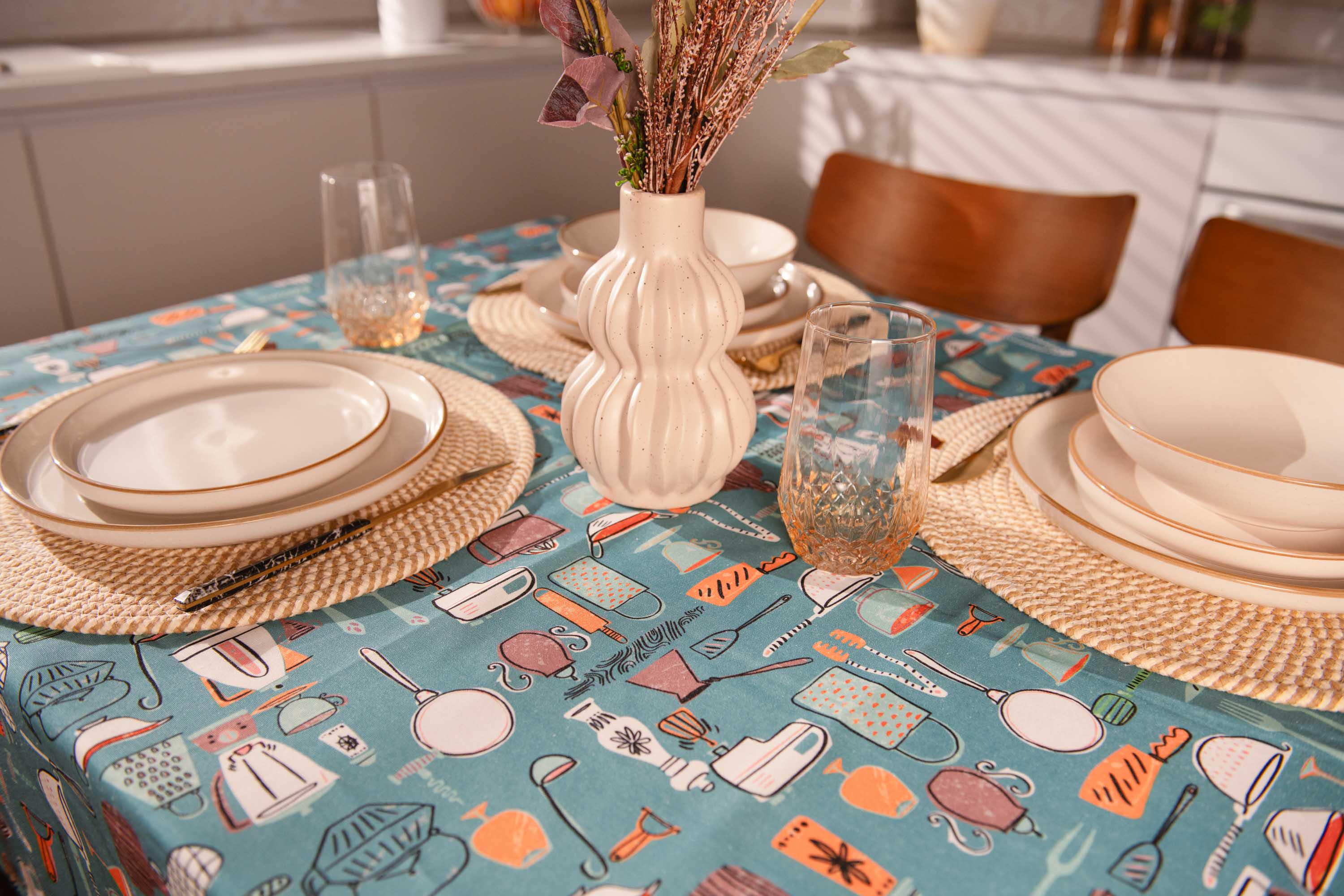 Скатерть Ardesto Cookery 140х180 см (ART08CK) - фото 3 Скатерть Ardesto Cookery 140х180 см (ART08CK) - фото 3