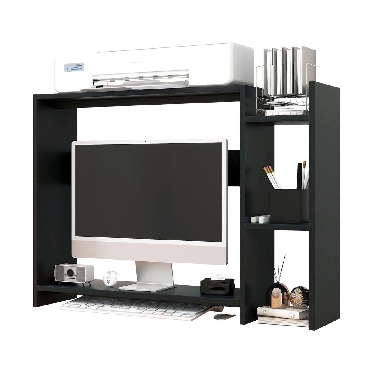 Полка-надстройка настольная из дерева Оренс венге (АКД-014612)