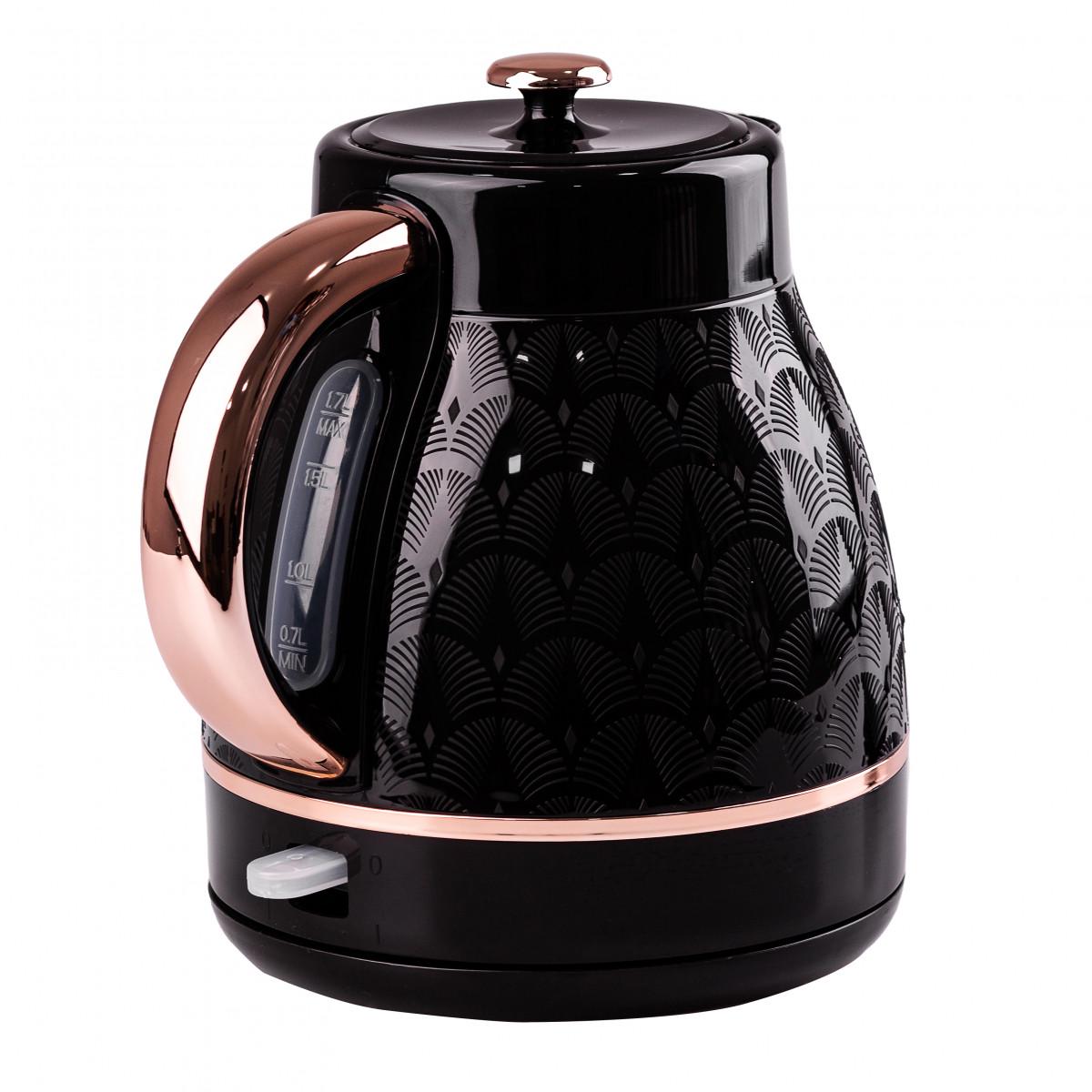 Электрочайник Sokany SK1030B бесшумный 1,7 л Черный (2796) - фото 11