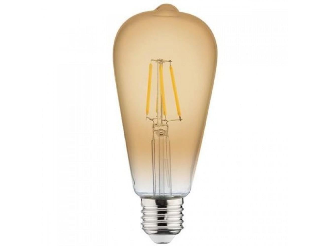 Лампа філаментна HOROZ ELECTRIC LED Вінтаж 6W Е27 2200К 540 Lm 220-240V (001-029-0006-010)