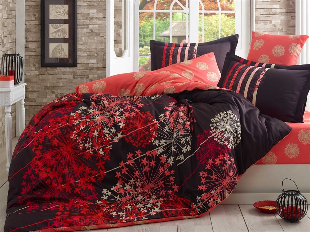 Комплект постільної білизни Hobby Exclusive Sateen Fiorella 2х160х220 см Коричневий