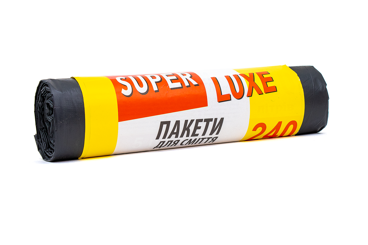 Пакети для сміття ТМ Super Luxe 240 л/5 шт. (23281377)