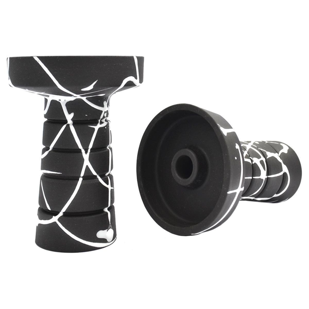 Чаша для кальяна Gusto Bowls Harmony Black Glaze White (18072023-21) Чаша для кальяна Gusto Bowls Harmony Black Glaze White (18072023-21)