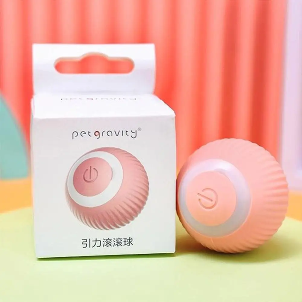 Мячик Smart интерактивный PetGravity для кошек и маленьких собак с USB Pink - фото 10