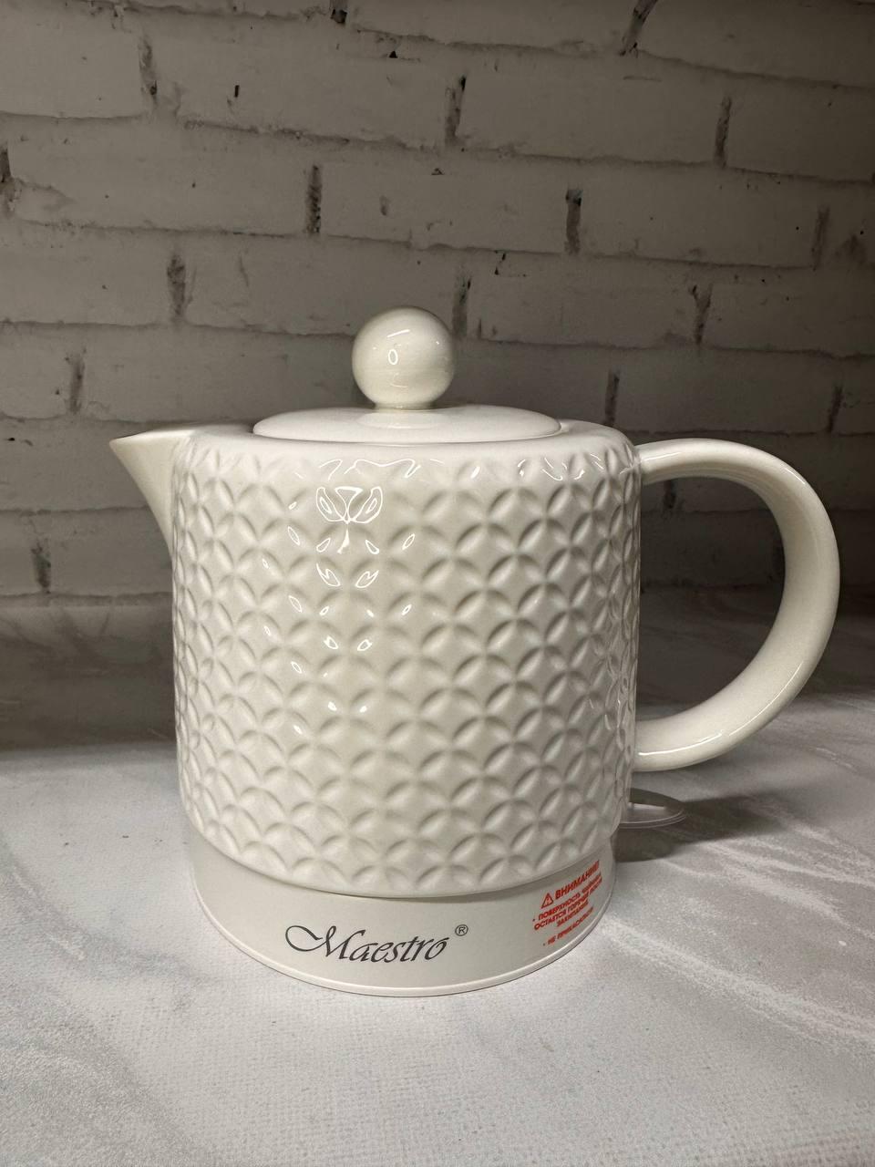 Электрочайник Maestro MR-067 керамический 1200W 1,2л (14610254)