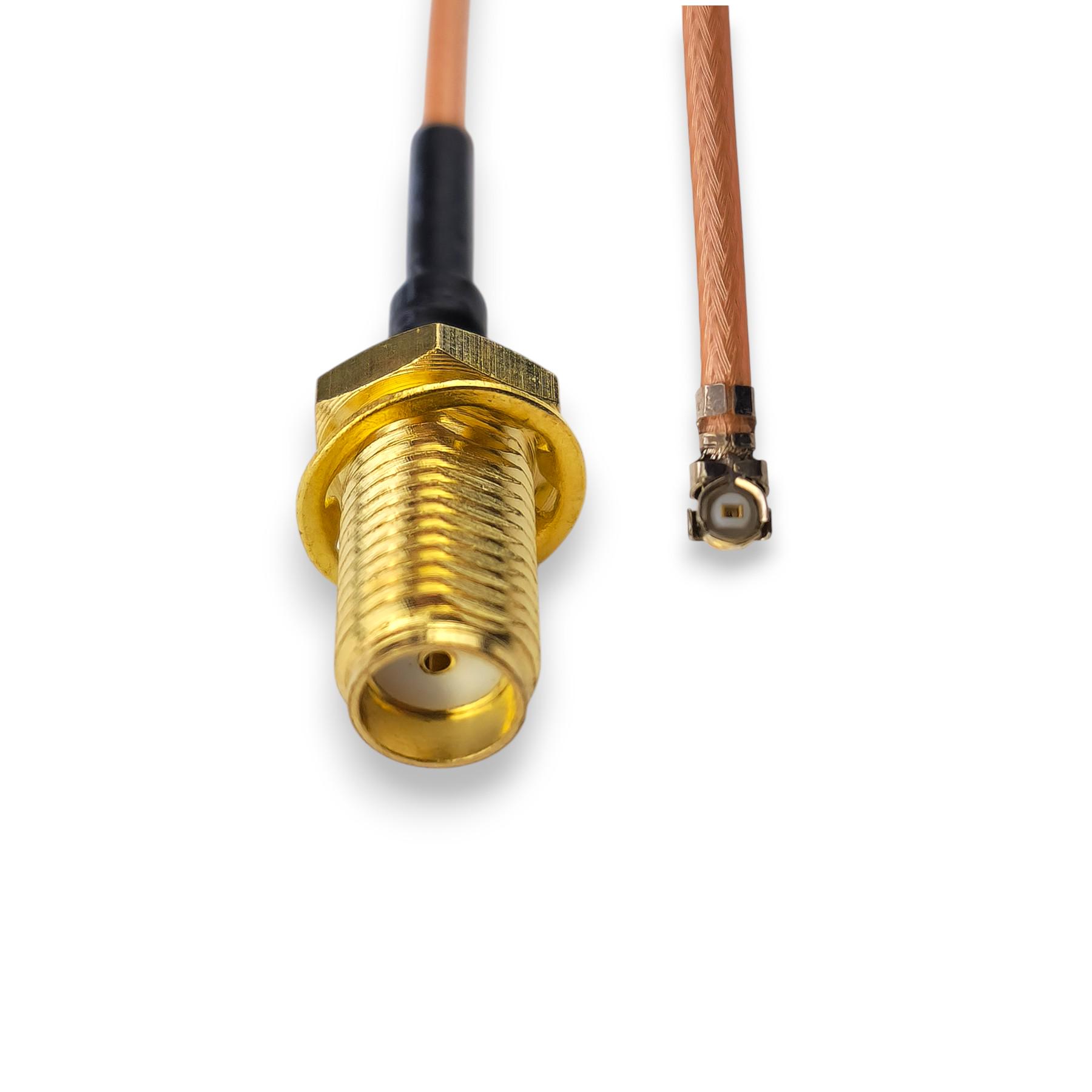 Антенный кабель RG316 переходник UFL в SMA Female RG178 20 см (98772) - фото 2 Антенный кабель RG316 переходник UFL в SMA Female RG178 20 см (98772) - фото 2