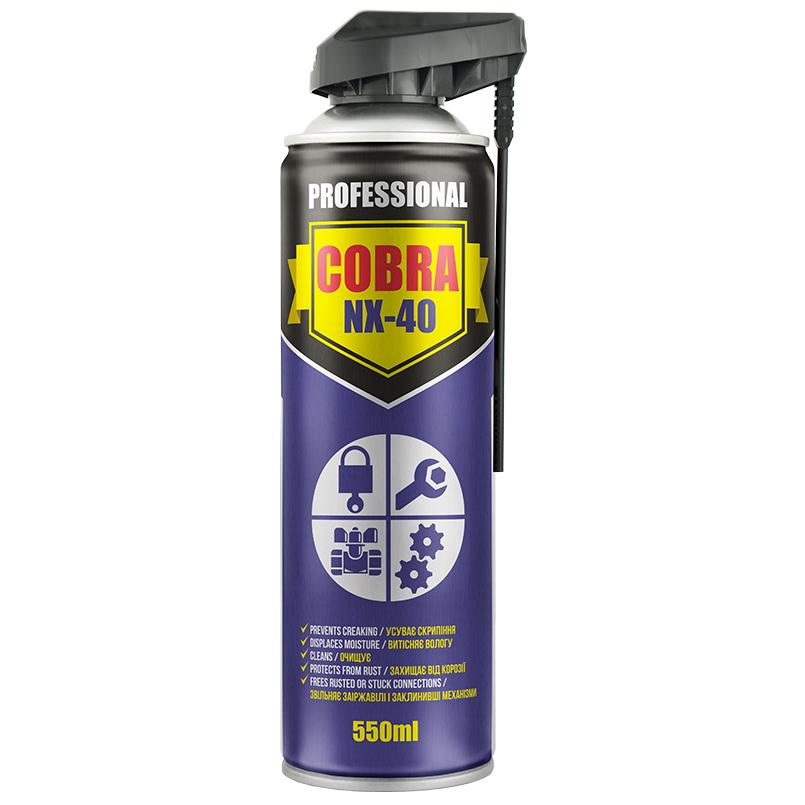 Многофункциональная смазка Nowax NX-40 Multifunctional Lubricant Professional Cobra 550 мл (NX55100) - фото 1