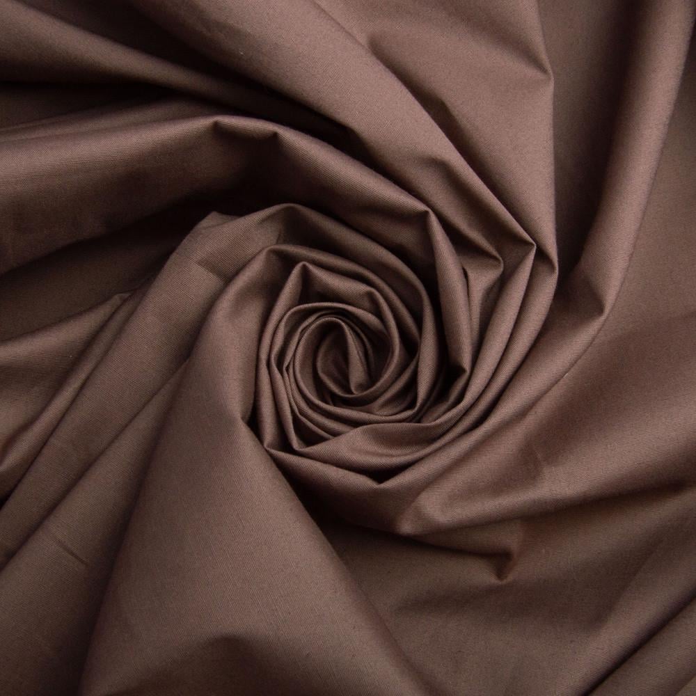 Тканина котон поплін V-1460 Коричневий (2354111107)