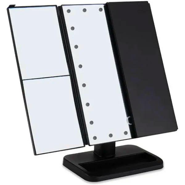 Дзеркало косметичне Magnifying Mirror LED потрійне (17888933)