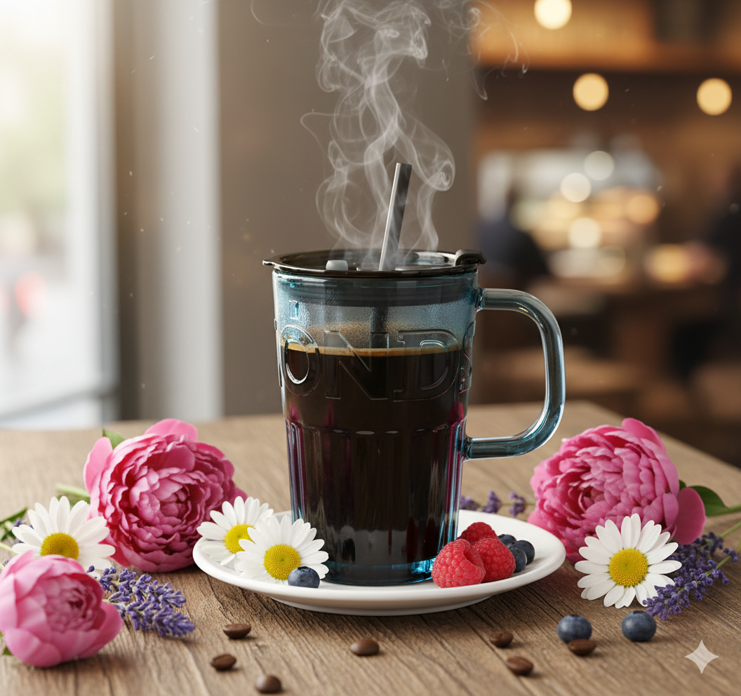 Склянка еко з термостійкого скла з багаторазовою трубочкою 400 мл Чорний (2693105092) - фото 8