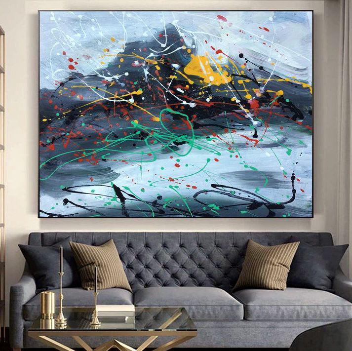 Картина на холсте ArtSale Абстракция 60х70 см abst0051