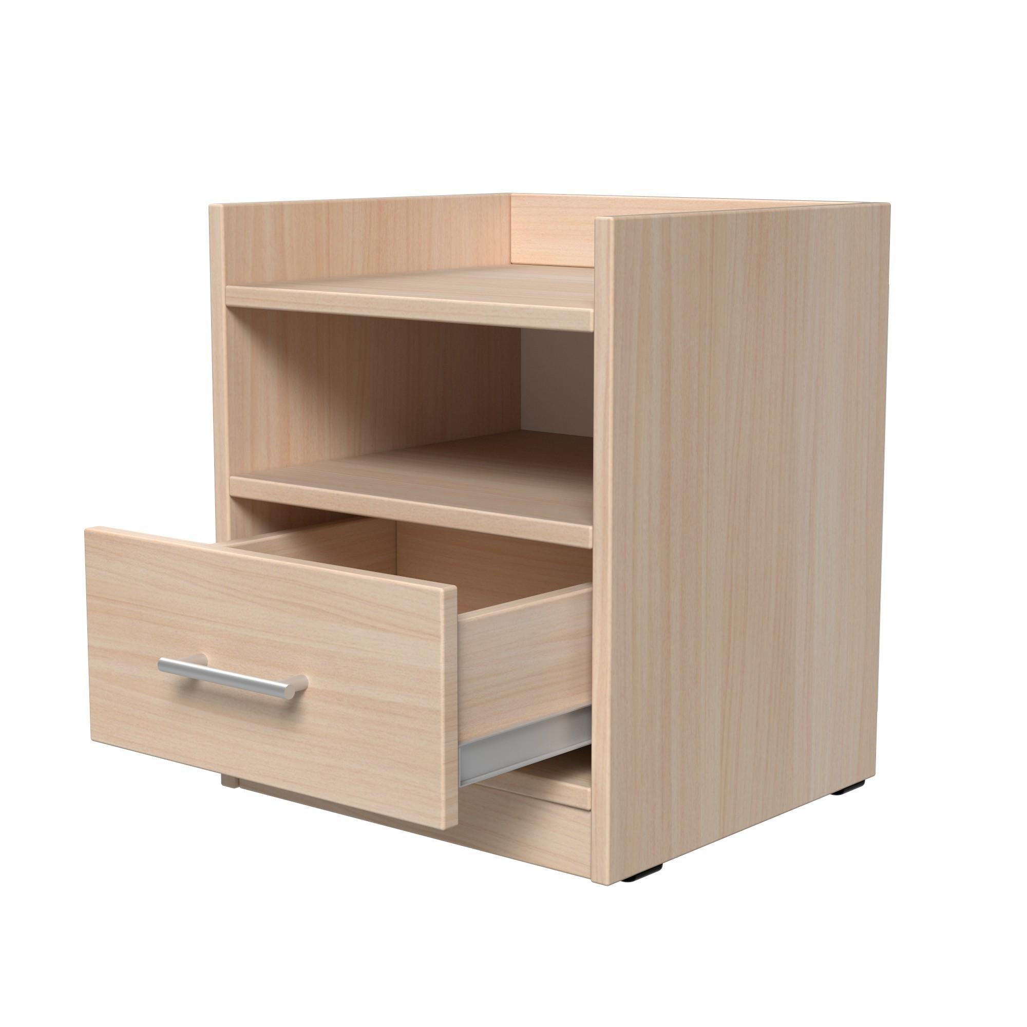 Тумба прикроватная ТП7 SENAM 450х380х350 мм ДСП Дуб Молочный - фото 4