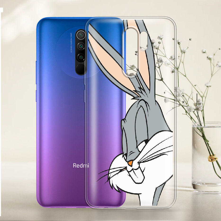 Чехол BoxFace Xiaomi Redmi 9 Lucky Rabbit Прозрачный силикон (40233-bk81-40233) - фото 2