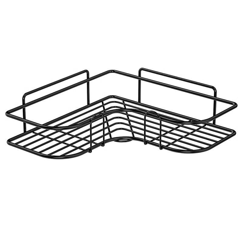 Полка угловая для ванной комнаты металлическая самоклеящаяся (400944) - фото 1 Полка угловая для ванной комнаты металлическая самоклеящаяся (400944) - фото 1