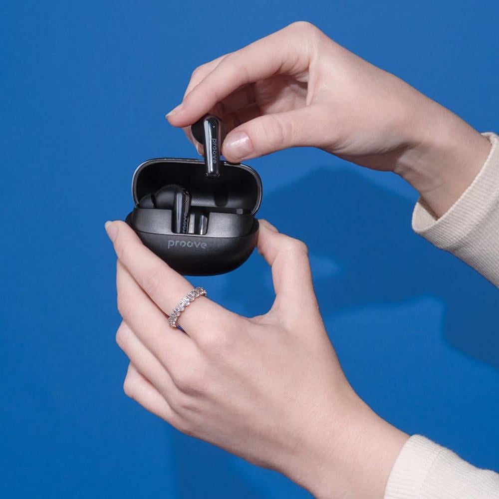 Наушники беспроводные Proove Blitz TWS with ANC Black - фото 5 Наушники беспроводные Proove Blitz TWS with ANC Black - фото 5