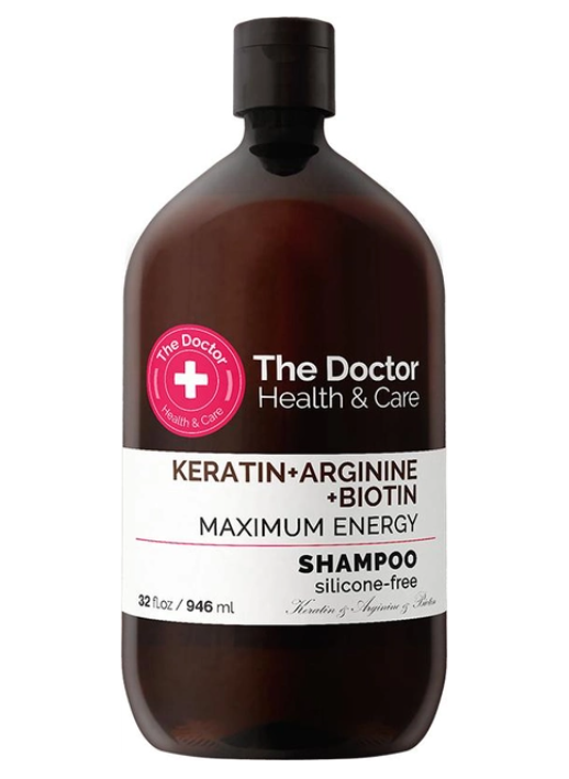 Шампунь для волосся The Doctor Health&Care Keratin and Arginine and Biotin 946 мл (8588006041705) - фото 1