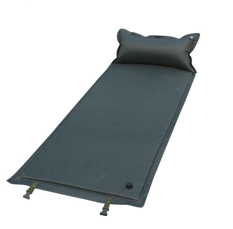 Коврик самонадувающийся коврик с подушкой Solve 185х70 см Оливковый (KT6002901)