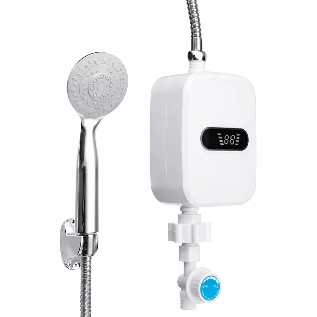 Водонагреватель проточный электрический с термостатом Белый (1771316047353) Водонагреватель проточный электрический с термостатом Белый (1771316047353)