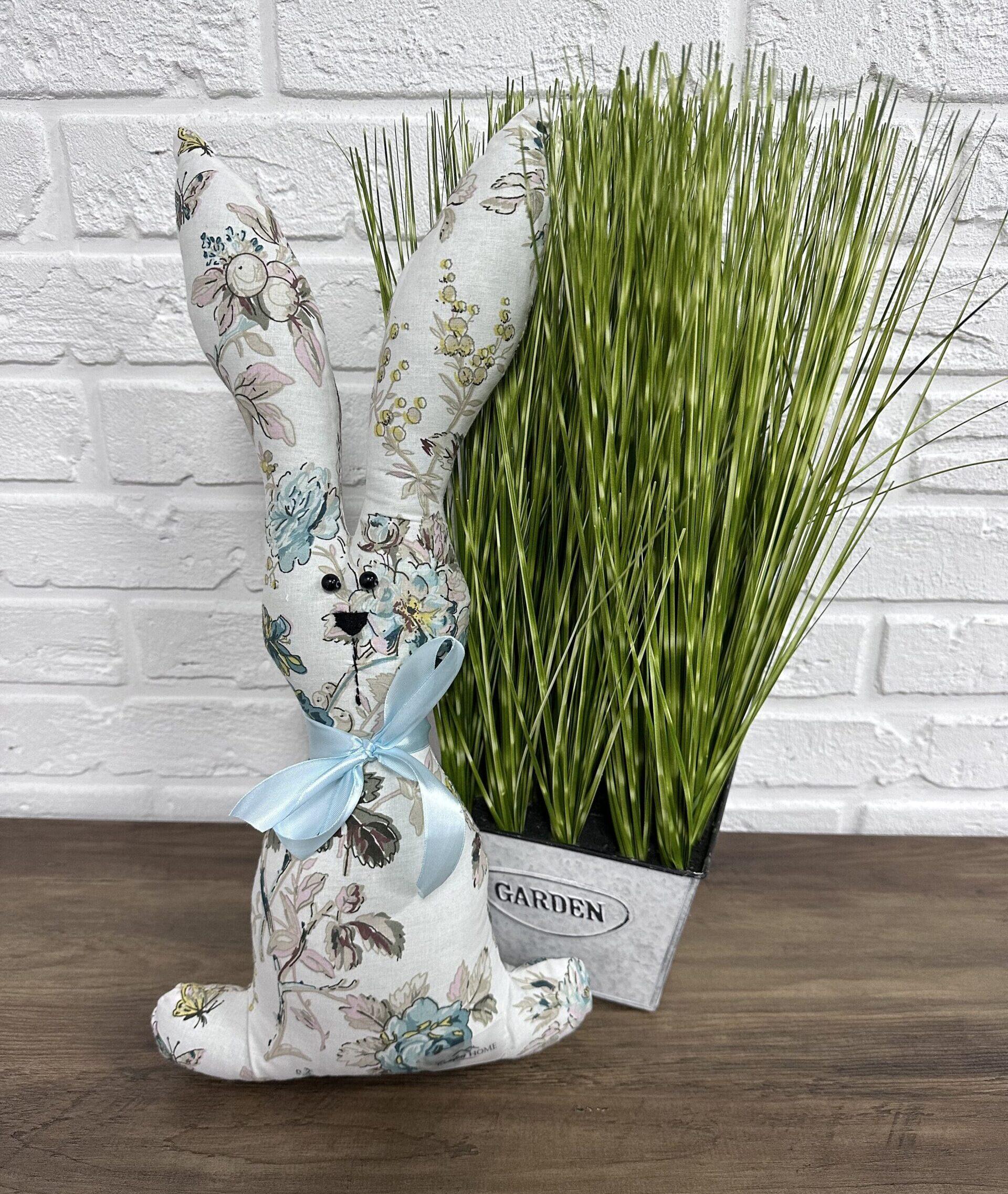 Кролик пасхальный Rose blue Comfort Home текстильный 45 см