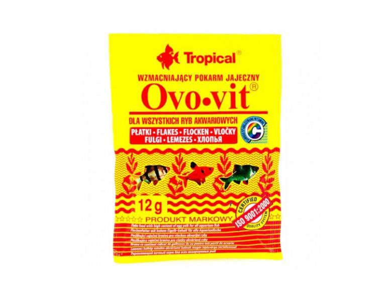 Корм для акваріумних риб Tropical Ovo-Vit пластівці 12 г (74431)