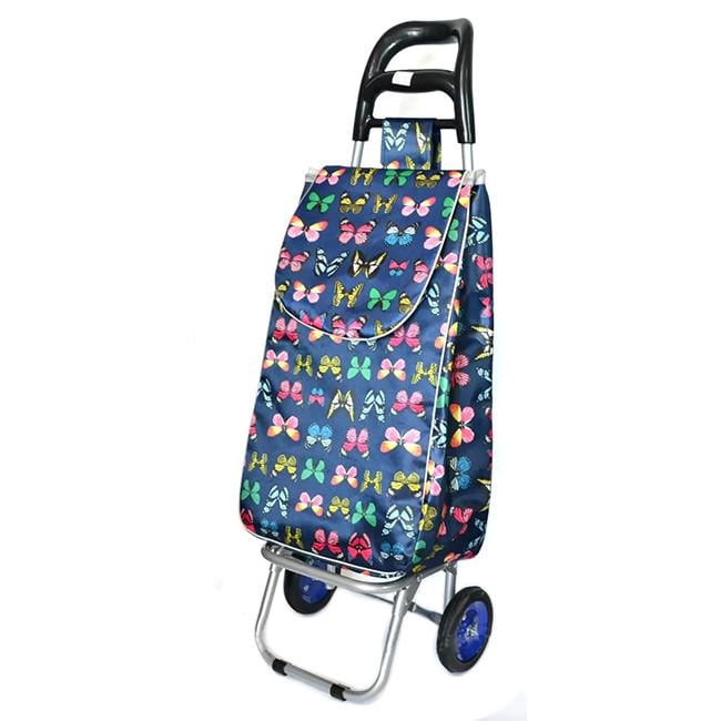 Тачка-сумка на колесах Stenson MH-1901 Butterfly 94 см Blue (iz14189)