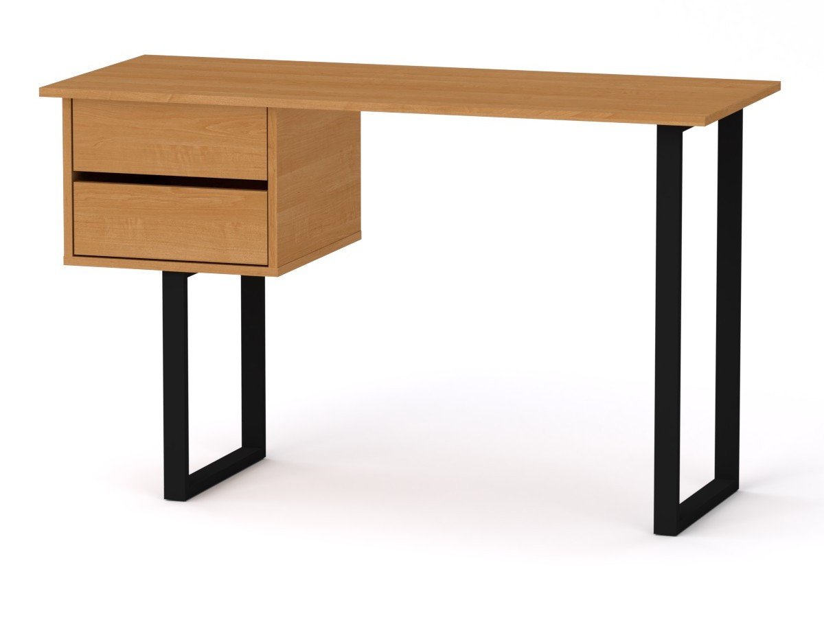 Стол письменный Компанит Лофт 3 120х50х72,8 см Ольха (61851c2ebf788663f50d867f)